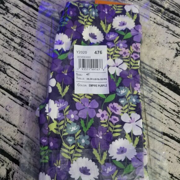 Gymboree Whooo's Cute 4T Floral Leggings NWT - Picture 2 of 2